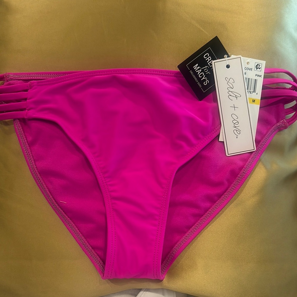 Salt + Cove Fuchsia Pink Bikini Bottom in Medium NWT